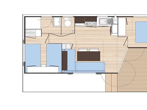 MOBILHOME 6 personnes - O'HARA