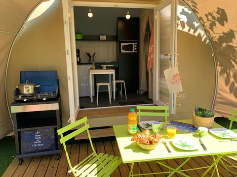 Bungalow 4 personnes - COCO SWEET - 1/2 chambres - DIMANCHE - Non climatisé