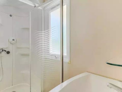 MOBILHOME 4 personnes - Cottage Confort 3 Pièces 4 Personnes Climatisé + TV