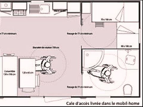MOBILHOME 6 personnes - Easy/PMR 4/6P