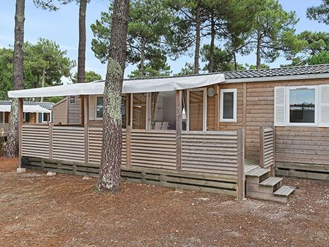 Mobilhome 6 personnes - Comfort XL | 3 Ch. | 6 Pers. | Terrasse surélevée | Clim.