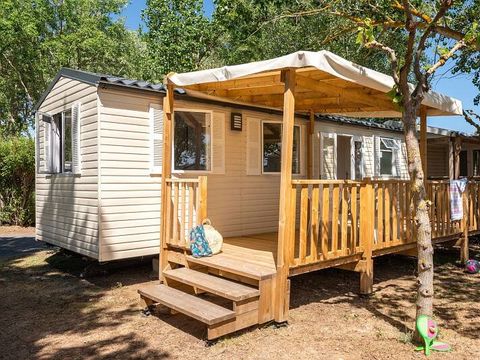 MOBILHOME 6 personnes - Mobil-home | Comfort | 2 Ch. | 4/6 Pers. | Terrasse surélevée | 2 SDB | Clim. | TV