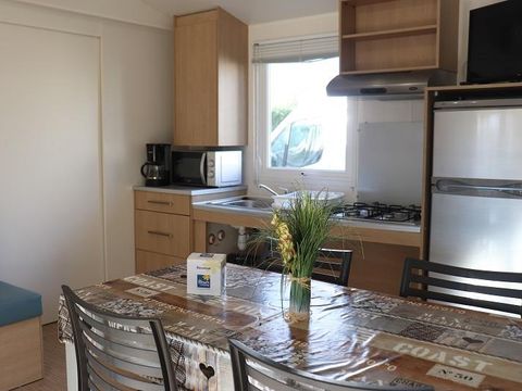 MOBILHOME 4 personnes - CONFORT PMR + Clim, 2 chambres