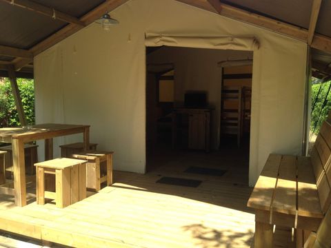 BUNGALOW TOILÉ 5 personnes - FREEFLOWER CONFORT, sans sanitaires