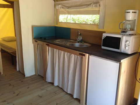 BUNGALOW TOILÉ 5 personnes - FREEFLOWER CONFORT, sans sanitaires