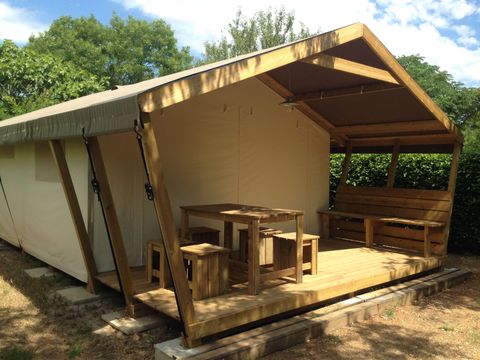 BUNGALOW TOILÉ 5 personnes - FREEFLOWER CONFORT, sans sanitaires