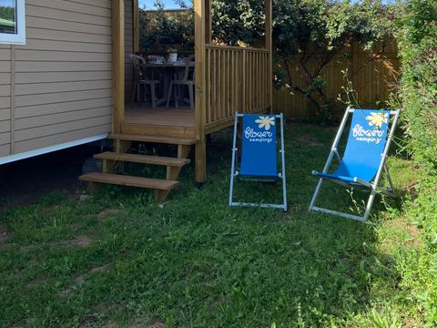 MOBILHOME 4 personnes - Loggia Confort 2 chambres terrasse intégrée + climatisation + TV