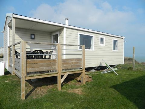 MOBILHOME 8 personnes - Mobil home Confort 28 à 35m² (3 chambres) + Terrasse avec vue mer 6/8 pers
