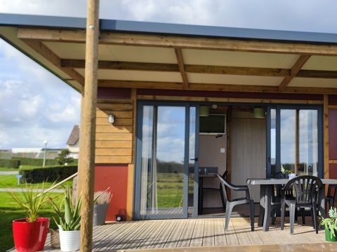 CHALET 4 personnes - Chalet Premium Nature 20m² (1 chambre) + Terrasse 2/4 pers