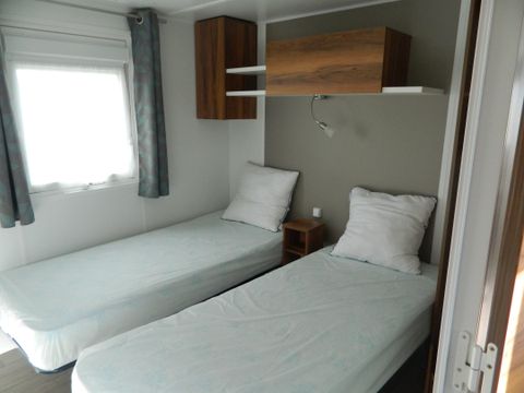 MOBILHOME 6 personnes - PREMIUM 38m² (2 chambres) + Terrasse - vue mer + Accès vélo maritime