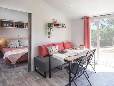 Mobilhome 4/6 personnes - PMR Premium 31m² - 2 chambres - Terrasse