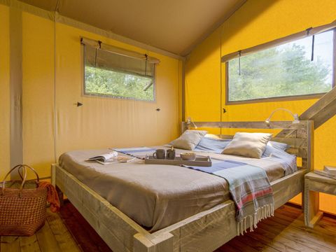 TENTE TOILE ET BOIS 5 personnes - LODGE SAFARI 5p 2ch ****