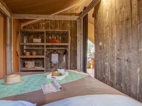 TENTE TOILE ET BOIS 4 personnes - LODGE 4p 2ch ****