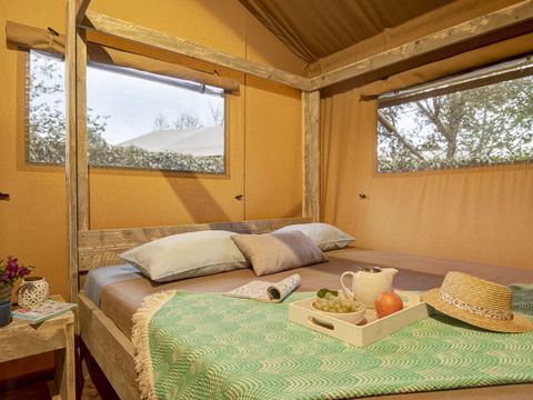 TENTE TOILE ET BOIS 4 personnes - LODGE 4p 2ch ****
