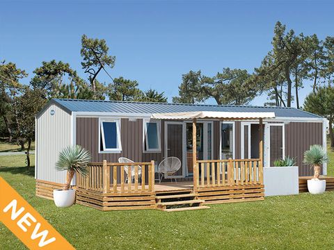 MOBILHOME 6 personnes - COTTAGE Roselière 6p 3ch 2SdB clim PREMIUM