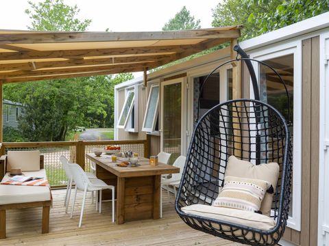 MOBILHOME 6 personnes - COTTAGE Roselière 6p 3ch 2SdB clim PREMIUM