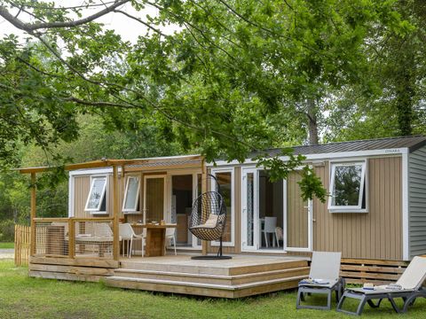 MOBILHOME 6 personnes - COTTAGE Roselière 6p 3ch 2SdB clim PREMIUM