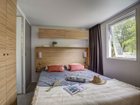 MOBILHOME 6 personnes - COTTAGE Roselière 6p 3ch 2SdB clim PREMIUM