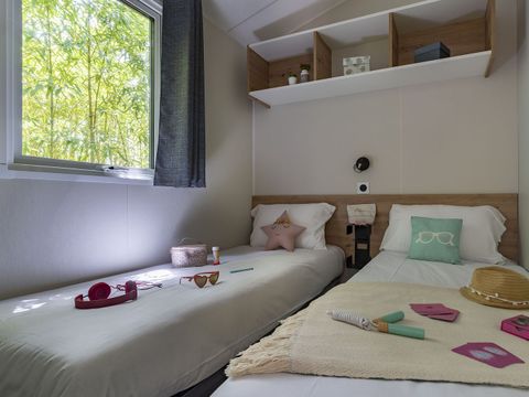 MOBILHOME 6 personnes - COTTAGE MIMOSAS 6p 3ch 2SdB clim PREMIUM