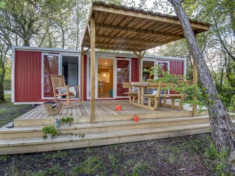 MOBILHOME 4 personnes - COTTAGE COLORS 4p 2ch 2SdB ****