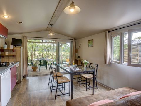 MOBILHOME 5 personnes - COTTAGE 5p 2ch ****