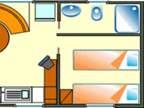 MOBILHOME 5 personnes - Mobil Home C - (8.3x3.5)