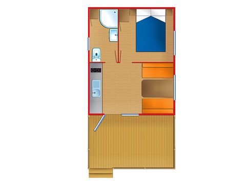 MOBILHOME 2 personnes - VENUS