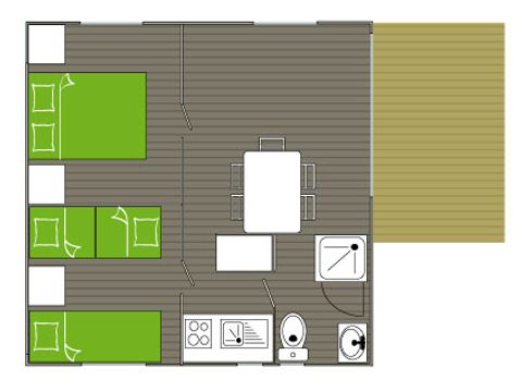 CHALET 5 personnes - Malin 2CH - 5P