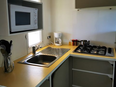 Mobilhome 1/5 personnes - Confort 23m² - 2 chambres - Sans clim