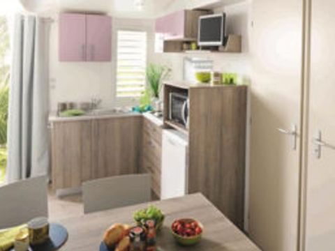 MOBILHOME 5 personnes - CONFORT AVEC CLIMATISATION 23m² 2 CHAMBRES