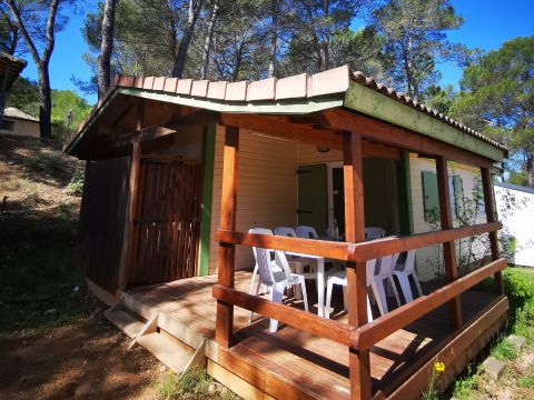 CHALET 7 personnes - Chalet Confort 35m² 2 chambres - avec clim 1/7 pers