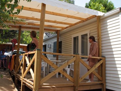 Mobilhome 1/6 personnes - PMR Confort 36m² - 2 chambres - Avec clim
