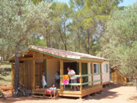 CHALET 7 personnes - Chalet Confort 35m² 2 chambres - sans clim 1/7 pers