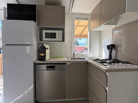 MOBILHOME 6 personnes - NEW // Mobil home Premium 37 M2 3 chambres Clim TV wifi lave vaisselle