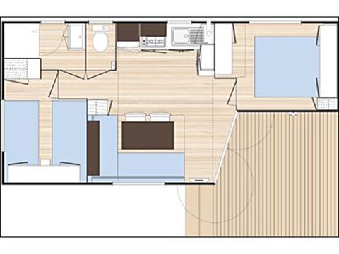 MOBILHOME 5 personnes - Zen