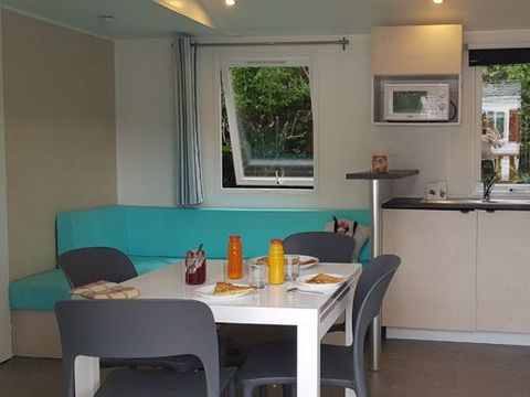 MOBILHOME 7 personnes - Mobilhome standard 34m² (3 ch-6/7 pers) + terrasse) 7 pers