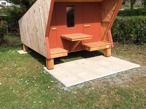 Hébergement 2 personnes - Cabane randonneurs 4m2 +couette et oreillers fournis - Sans sanitaire