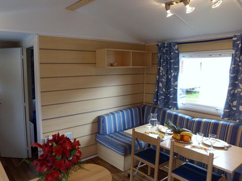 Mobilhome 4 personnes - Standard 29 m² - 2 chambres-4pers - TV - Terrasse