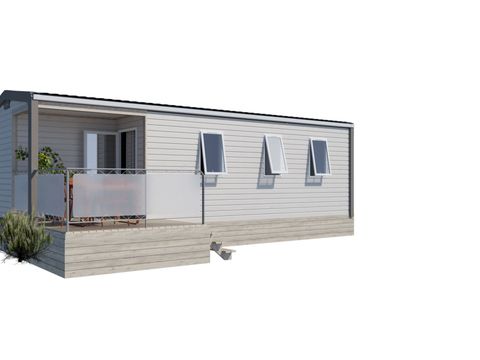 MOBILHOME 6 personnes - Confort 28 m2 (3 ch-6 pers) + terrasse