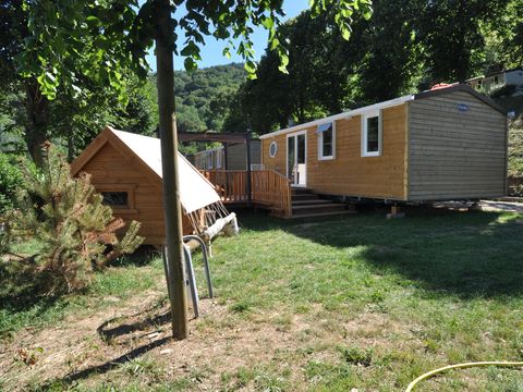 MOBILHOME 6 personnes - Confort Plus, 3 chambres avec cabane trappeur 