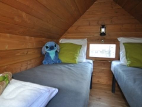 MOBILHOME 4 personnes - Premium 2 chambres, climatisation, 2 cabanes trappeur