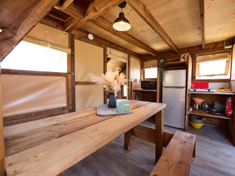 Tente en toile et en bois 4 personnes - Caba-Logde Evasion