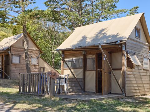 Tente en toile et en bois 4 personnes - Caba-Logde Evasion