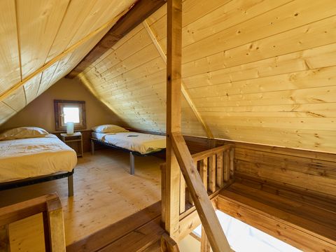 Tente en toile et en bois 4 personnes - Caba-Logde Evasion