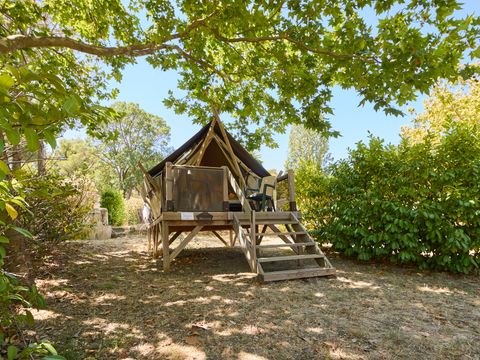 Tente en toile et en bois 2 personnes - Tente Mooera - 1 Chambre