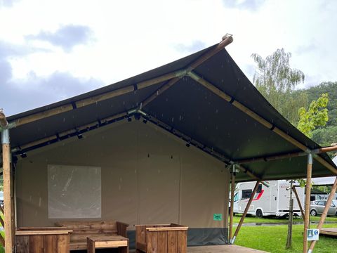 Tente en toile et en bois 6 personnes