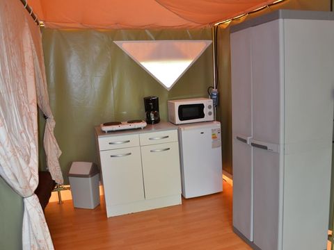 Bungalow toilé 4 personnes - Eco 16m² (2 chambres) 4 pers