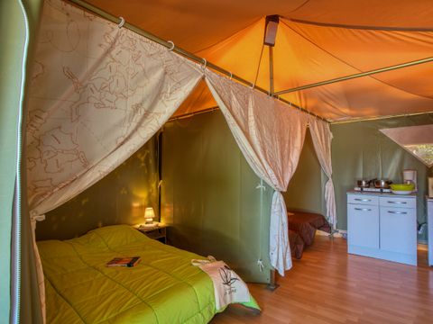 Bungalow toilé 4 personnes - Eco 16m² (2 chambres) 4 pers