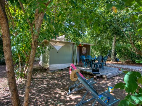 Bungalow toilé 4 personnes - Eco 16m² (2 chambres) 4 pers
