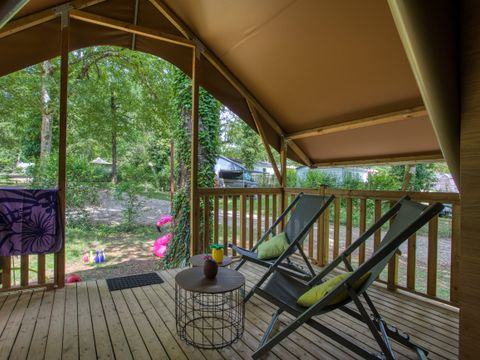 TENTE 4 personnes - Wood Lodge Confort 30 m² (2 chambres) - avec sanitaire